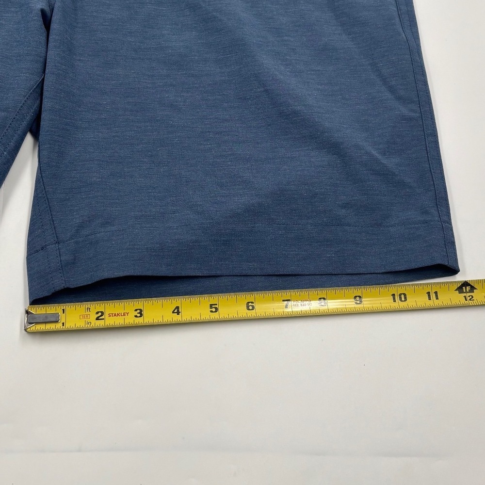 Faherty All Day Shorts Men's 38 Blue Stretch 9" Polyester - Picture 6 of 7
